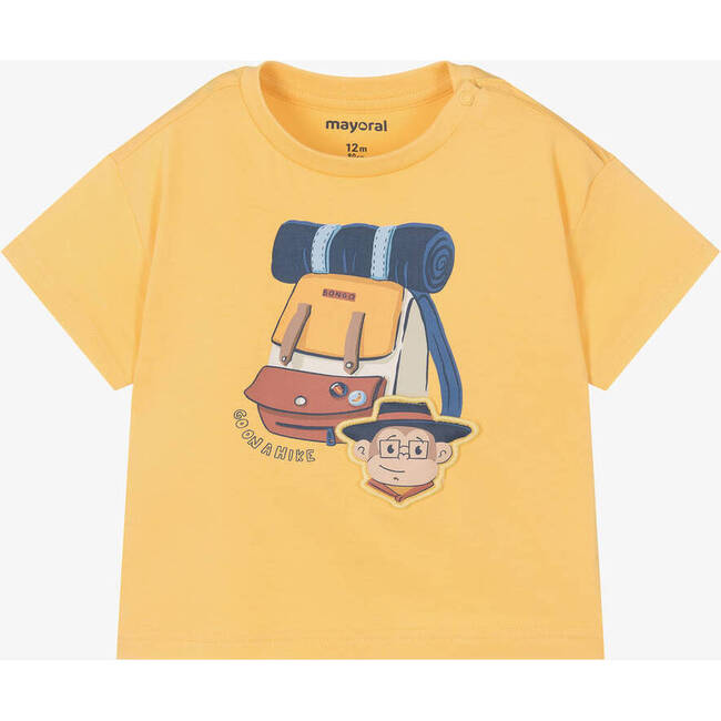 Backpack Graphic T-Shirt, Yellow