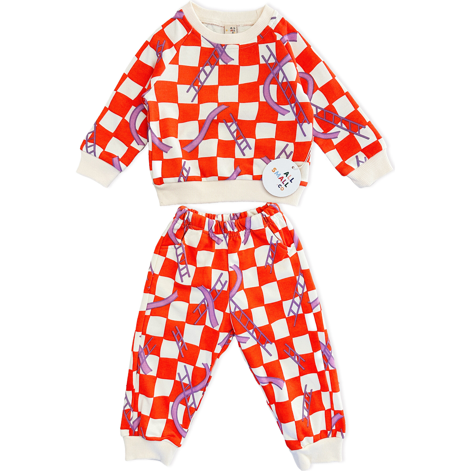 Board Game Sweatsuit, Prints - Mixed Apparel Set - 1