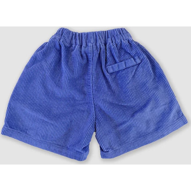 Corduroy Camp Shorts, Blue - Shorts - 3