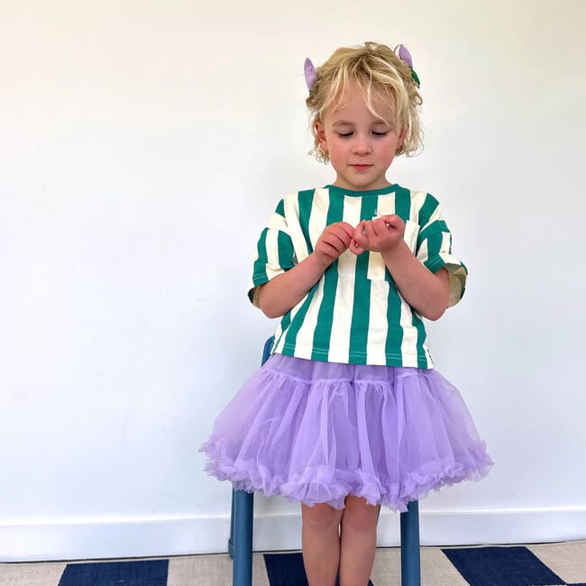 Carousel Stripe Tee Green, Stripes - T-Shirts - 2