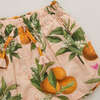 Girls Theodore Short, Pink Botanical Oranges - Shorts - 3