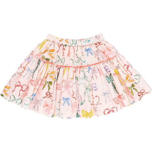 Girls Maribelle Skirt, Watercolor Bows