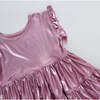 Girls Lame Polly Dress, Light Pink Lame - Dresses - 3