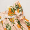 Girls Katherine Dress, Pink Botanical Oranges - Dresses - 4