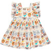 Girls Elsie Dress, Cool Cats - Dresses - 1 - thumbnail