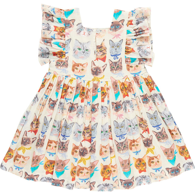Girls Elsie Dress, Cool Cats - Dresses - 5