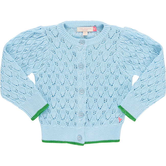 Girls Constance Sweater, Crystal Blue