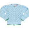 Girls Constance Sweater, Crystal Blue - Sweaters - 1 - thumbnail