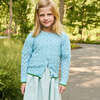 Girls Constance Sweater, Crystal Blue - Sweaters - 2