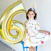 Girls Brooke Dress, Birthday Garland - Dresses - 2