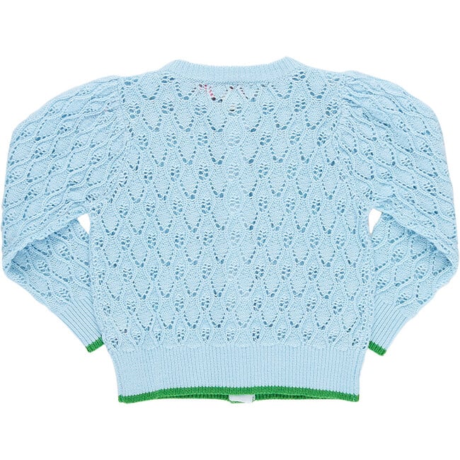 Girls Constance Sweater, Crystal Blue - Sweaters - 6