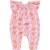 Baby Girls Willow Jumper, Purple Gilded Floral - Rompers - 1 - thumbnail