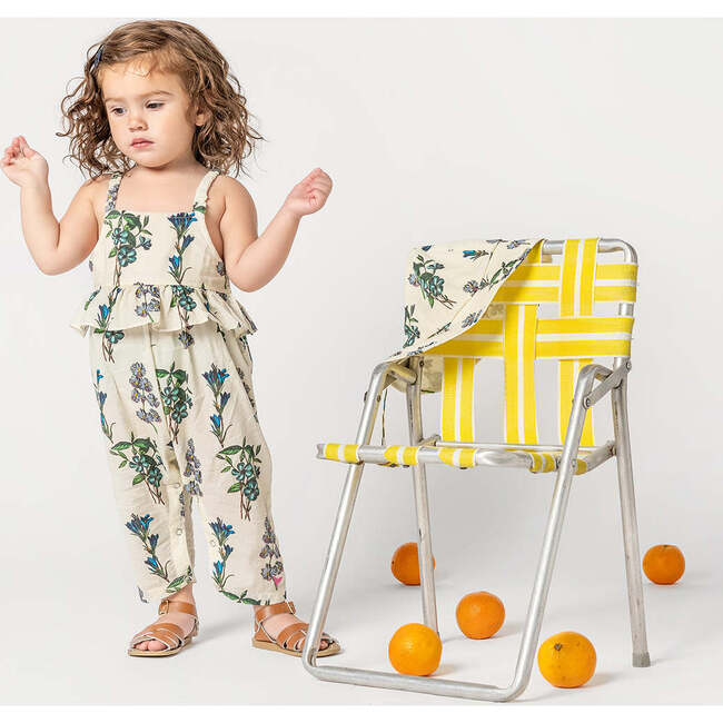 Baby Girls Brianne Jumper, Blue Botanical - Rompers - 2