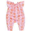 Baby Girls Willow Jumper, Purple Gilded Floral - Rompers - 4