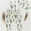 Baby Girls Brianne Jumper, Blue Botanical - Rompers - 5