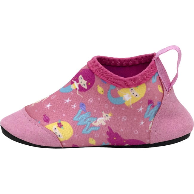 Mermaid Bubbles Slip-On Aqua Shoes, Pink - Swim Shoes - 2