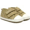 Joey Double Strap Canvas Sneakers, Tan - Sneakers - 1 - thumbnail