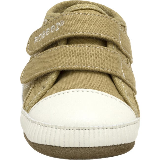 Joey Double Strap Canvas Sneakers, Tan - Sneakers - 3