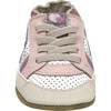 Bridget Color-Block Faux Lace-Up Shoes, Lavender - Crib Shoes - 3