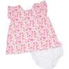 Nena Flutter Sleeve Set, Infant Girls, Pink Multi, Pink - Mixed Apparel Set - 1 - thumbnail