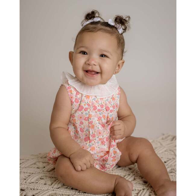 Nena Flutter Bubble Romper, Pink - Rompers - 2