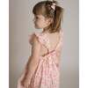 Nena Flutter Sleeve Pinafore Dress, Pink Floral, Pink - Dresses - 4