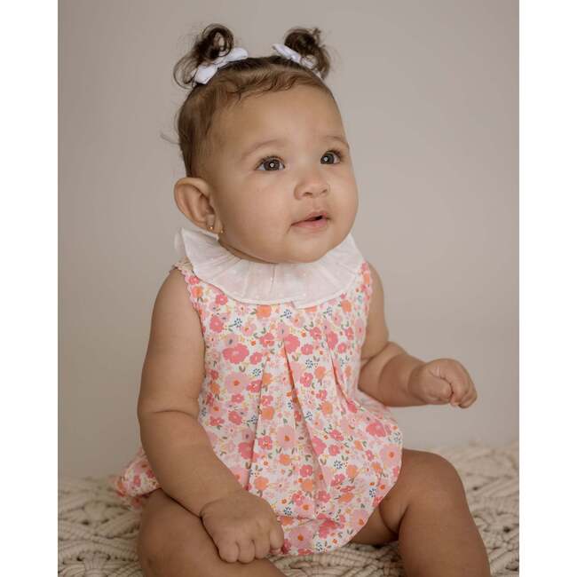 Nena Flutter Bubble Romper, Pink - Rompers - 4