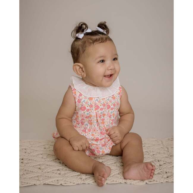 Nena Flutter Bubble Romper, Pink - Rompers - 5