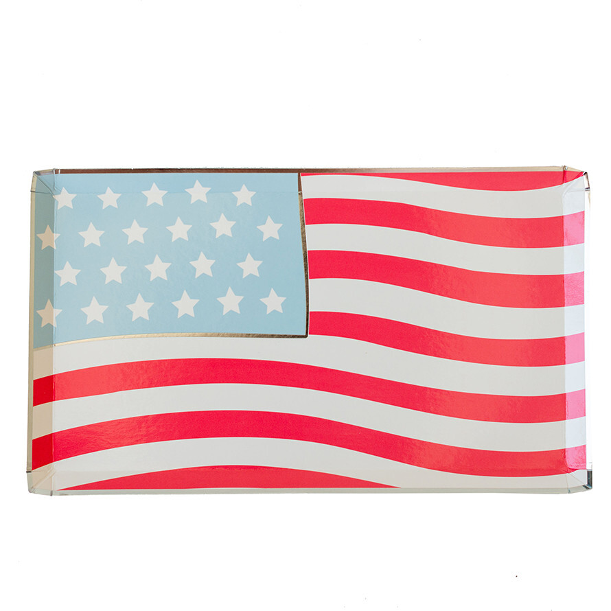 American Flag Large Plates - Party - 1