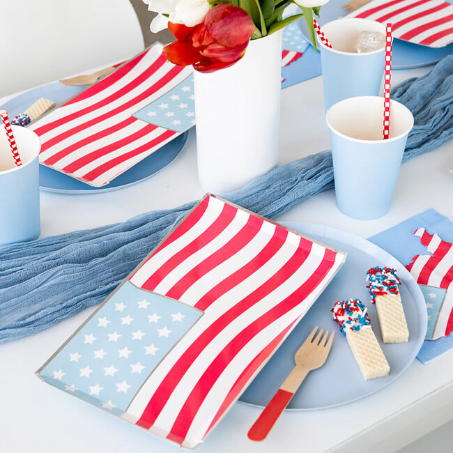 American Flag Large Plates - Party - 2