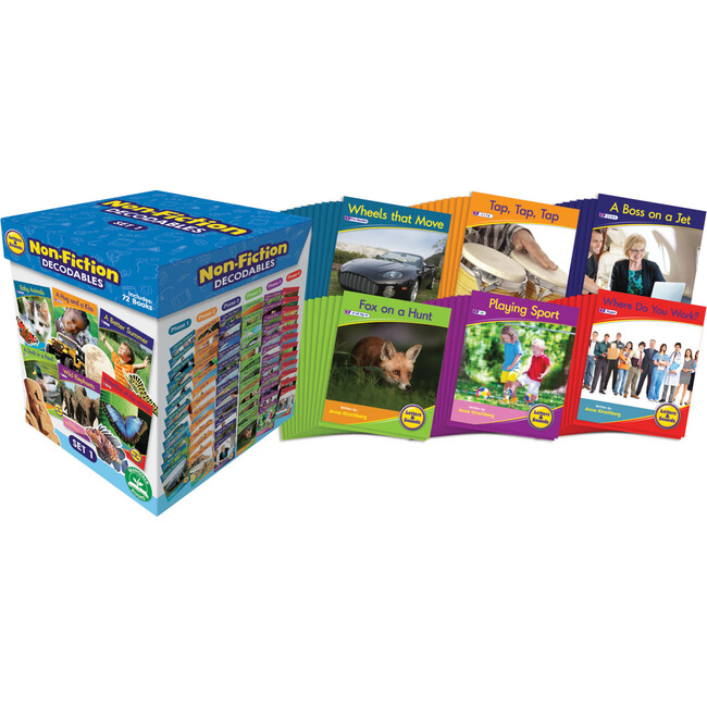 Letters and Sound Set 1 Non-Fiction Educatinal Learning Boxed Set