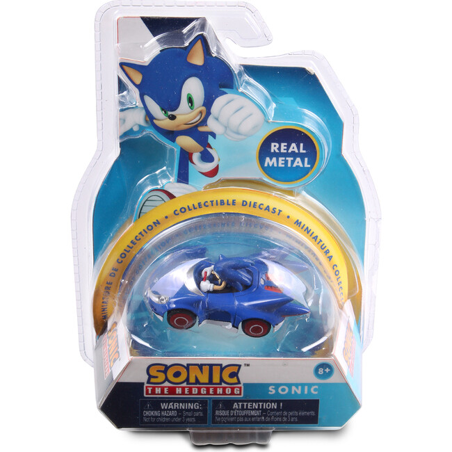 Sonic & Sega All-Stars Racing: Sonic Diecast Metal Car W/ Speed Star - Transportation - 4