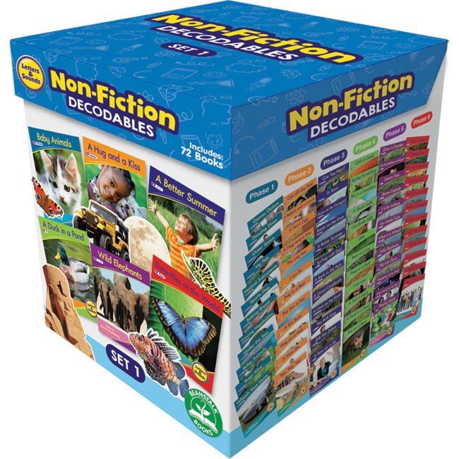 Letters and Sound Set 1 Non-Fiction Educatinal Learning Boxed Set - STEM Toys - 4