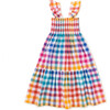 Smocked Flutter Sleeve Dress, Multi - Dresses - 1 - thumbnail