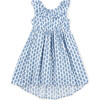 Ruffle Hi-Lo Dress, Blue - Dresses - 1 - thumbnail