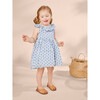 Ruffle Hi-Lo Dress, Blue - Dresses - 2