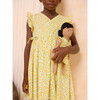 Full Sweep Wrap Dress, Yellow - Dresses - 4