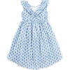 Ruffle Hi-Lo Dress, Blue - Dresses - 3