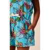Flutter Sleeve Romper, Blue 1 - Rompers - 5