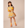 Ruffle Hem Dress, Lemons - Dresses - 5