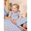 Ruffle Hi-Lo Dress, Blue - Dresses - 6