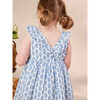 Ruffle Hi-Lo Dress, Blue - Dresses - 7