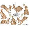 Happy Rabbits Wonderland Wall Decal Set - Wall Décor - 1 - thumbnail