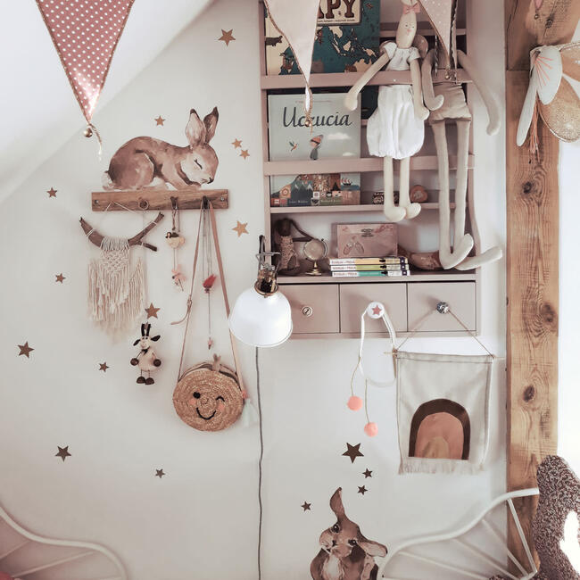 Happy Rabbits Wonderland Wall Decal Set - Wall Décor - 4