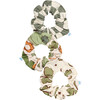 Ronan 3 Pack Scrunchies, White - Hair Accessories - 2