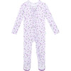 Jeanette Footie Ruffled Zippered One Piece, Purple - Footie Pajamas - 1 - thumbnail