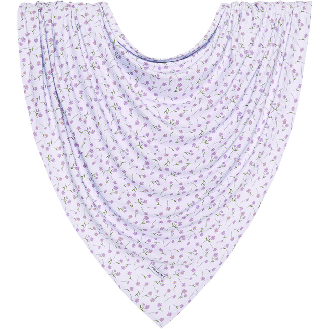 Jeanette Infant Swaddle & Headwrap Set, Purple - Swaddles - 3