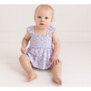 Jeanette Smocked Flutter Sleeve Babydoll & Bloomer Set, Purple - Mixed Apparel Set - 8