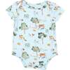 Farm Friends Bodysuit, Blue - Onesies - 1 - thumbnail