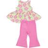 Daisy Pop Peplum Tank Top + Baby Bells, Multi - Mixed Apparel Set - 2